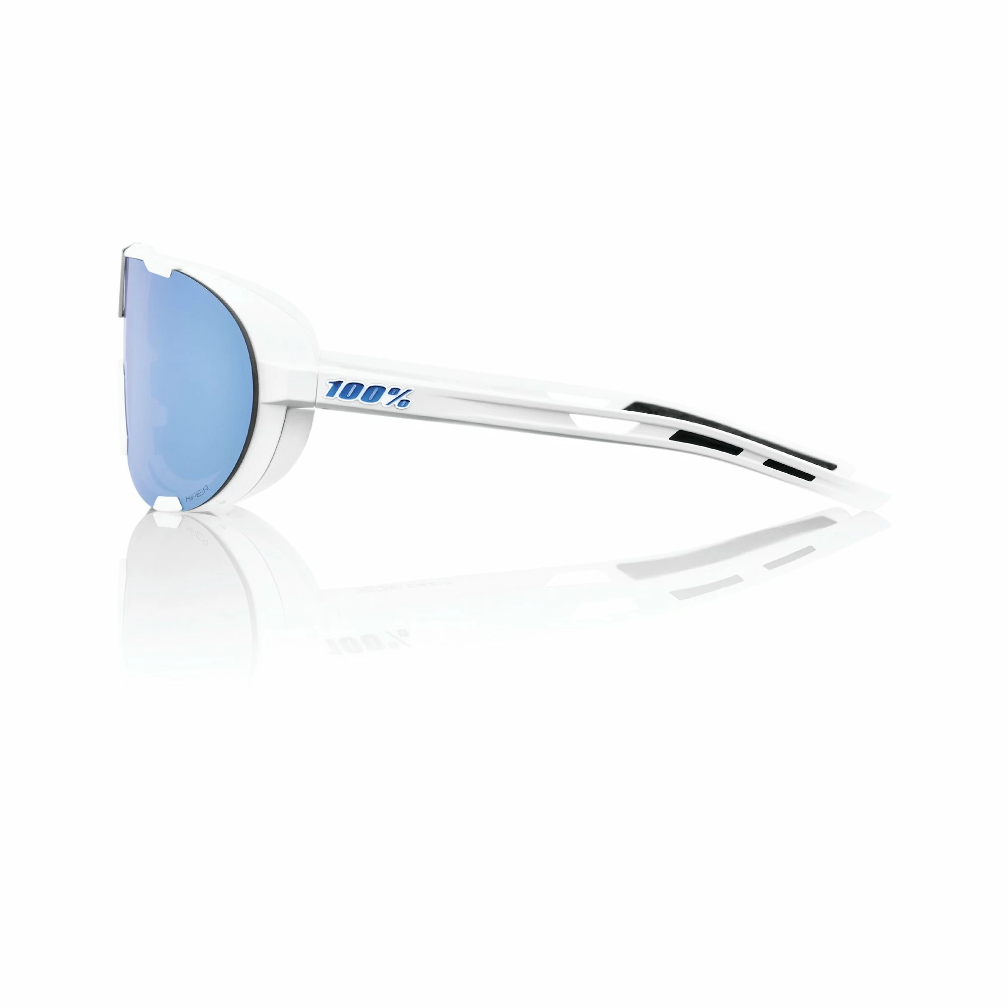 100% Westcraft HiPER Mirror Lens Soft Tact White Sportbrille 5 100% Westcraft HiPER Mirror Lens Soft Tact White Sportbrille – Bild 3