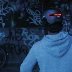 Abus Hud-Y Shiny White LED City-/Urbanhelm 9 Abus Hud-Y Shiny White LED City-/Urbanhelm -Scott Verkaufsladen Abus Hud Y shiny white LED City Urbanhelm 91986 b 3