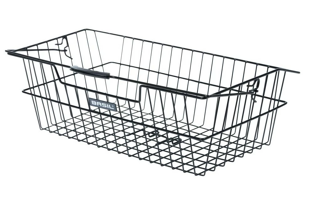 Basil Corsica 32,5x51x18cm Schwarz Hinterradkorb 5 Basil Corsica 32,5x51x18cm Schwarz Hinterradkorb – Bild 3