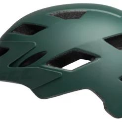 Bell Sidetrack Matte Dark Green Orange Child Kinderhelm