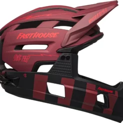 Bell Super Air R Spherical MIPS Matte Red Black Fasthouse Fullfacehelm