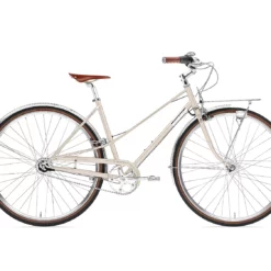 Creme Cycles Caferacer Lady Doppio 7 Speed Silver Champagne Retrobike