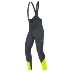 Gore Bikewear Gore C3 Bibtights Thermo Windstopper Black/neon Yellow Trägerhose+