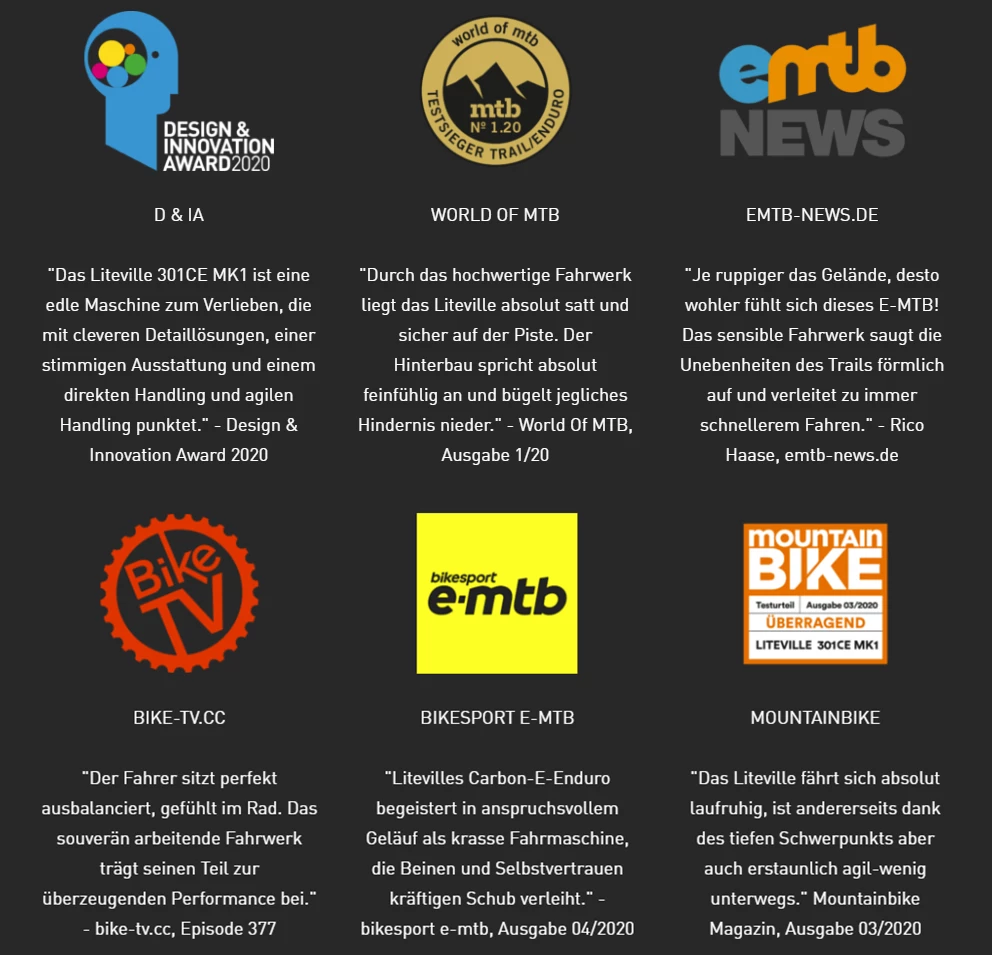 Liteville 301CE PRO.TWO MK1 Carbon 630Wh 85Nm E-MTB Fully (2022) 4 Liteville 301CE PRO.TWO MK1 Carbon 630Wh 85Nm E-MTB Fully (2022) – Bild 2